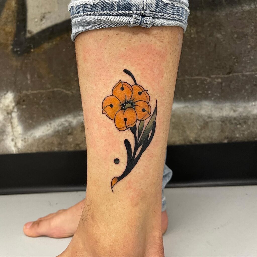 yellow_flower_tattoo